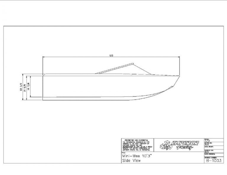 10ft Mini Wee Jet Boat Drawings PDF (for manual cutting)